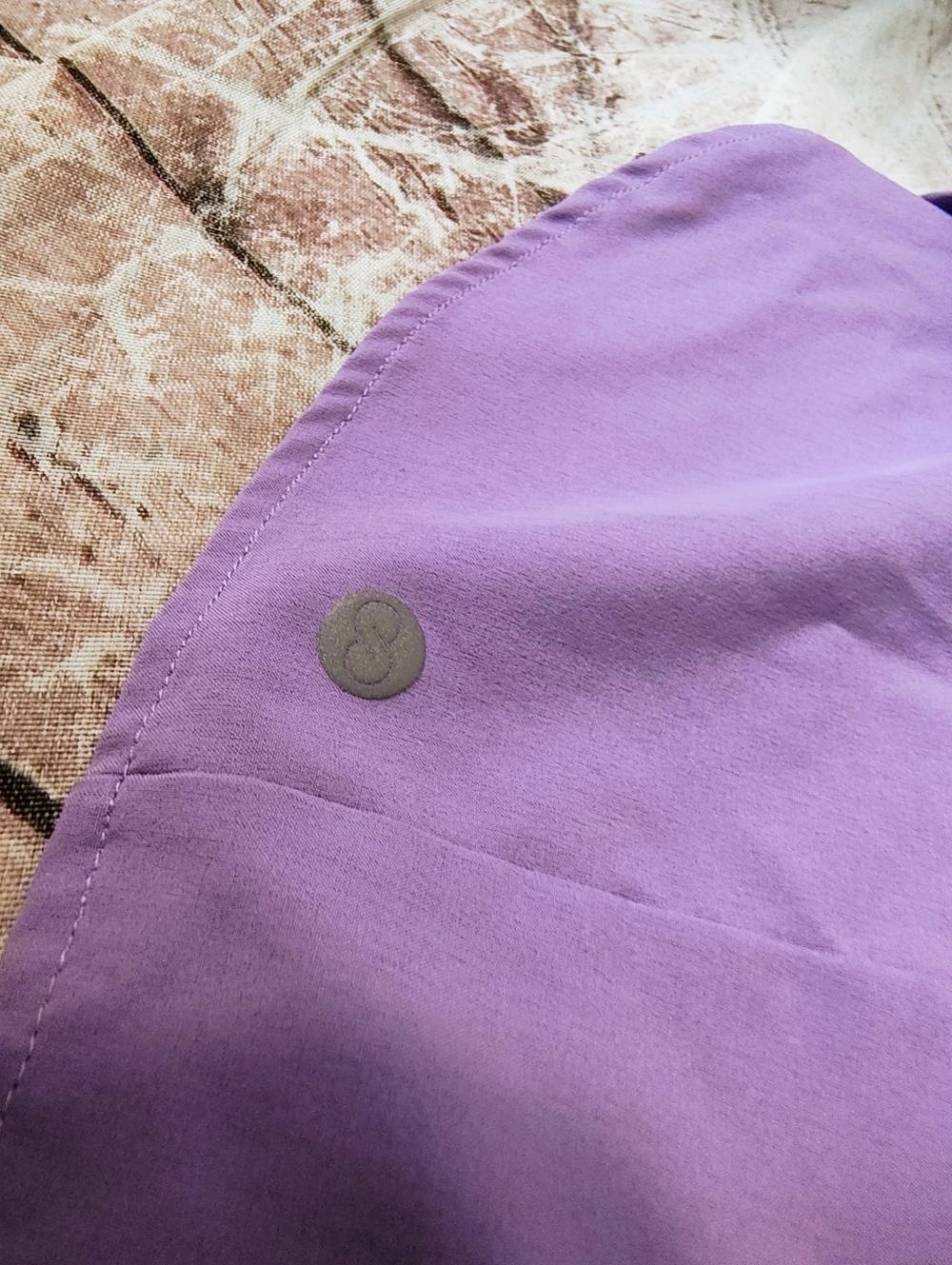 Calia Step Up Women's Shorts Lavender Purple Petal High Rise Shorts L - Picture 6 of 12